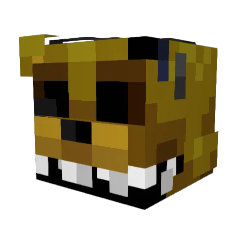 ImaBeast21713 Minecraft avatar head, 3D render