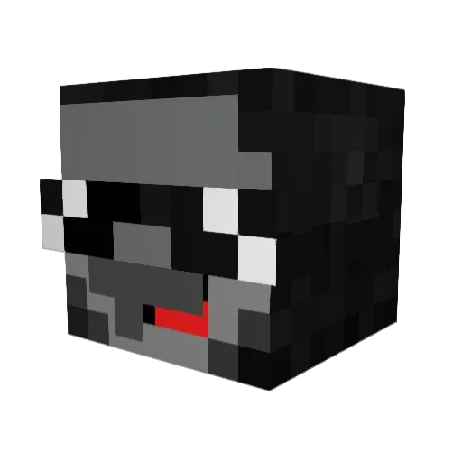 ImaCajun Minecraft avatar head, 3D render
