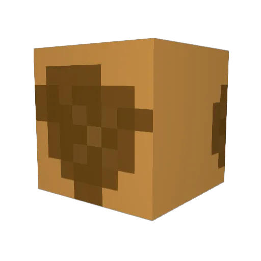 ImaChipp Minecraft avatar head, 3D render