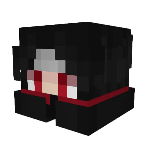 ImaCrook Minecraft avatar head, 3D render