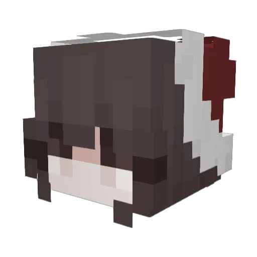 ImaFisher Minecraft avatar head, 3D render