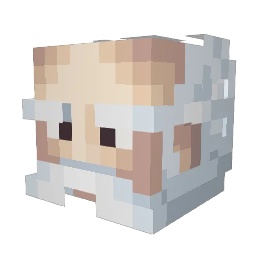 ImaKabaneri Minecraft avatar head, 3D render