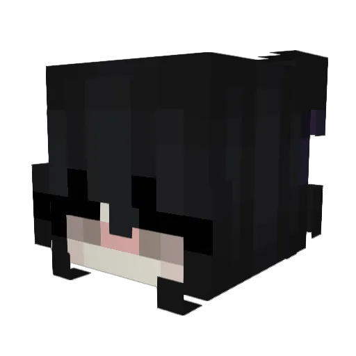 ImaMxss Minecraft avatar head, 3D render