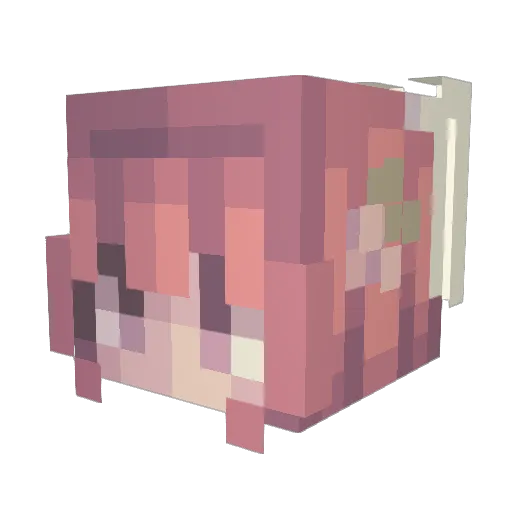 Ima_fish101 Minecraft avatar head, 3D render