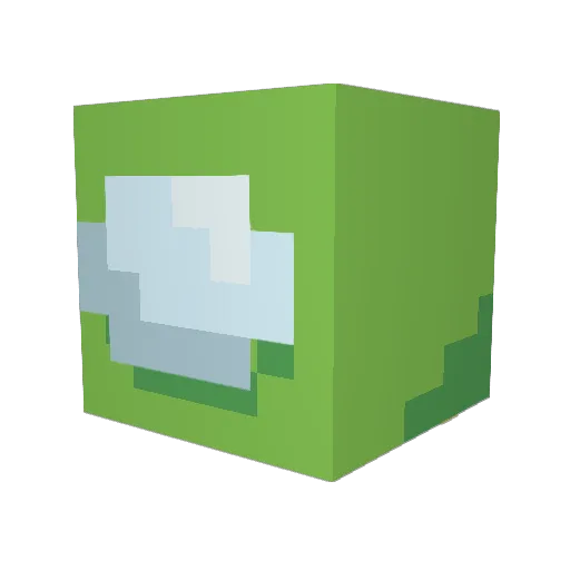 Ima_lime Minecraft avatar head, 3D render
