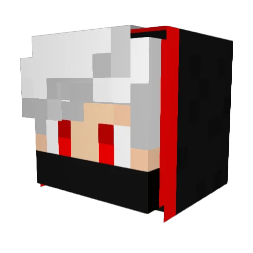 Imac_Deer Minecraft avatar head, 3D render