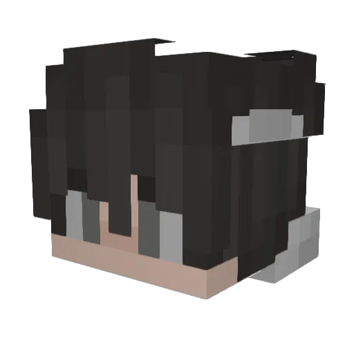 Imade_120 Minecraft avatar head, 3D render