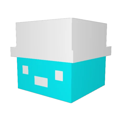 ImaginDragon Minecraft avatar head, 3D render