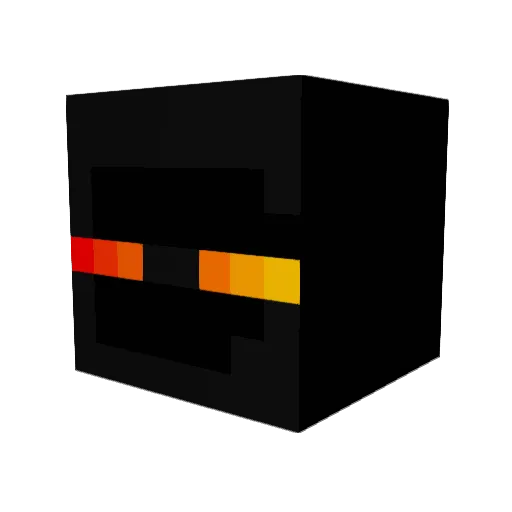 Imagination_now Minecraft avatar head, 3D render