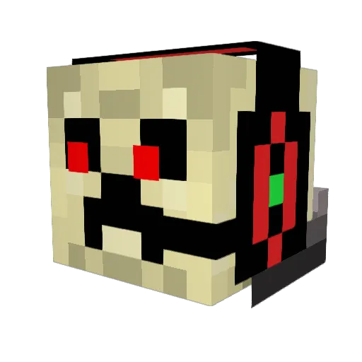 ImagineDyingIRL Minecraft avatar head, 3D render