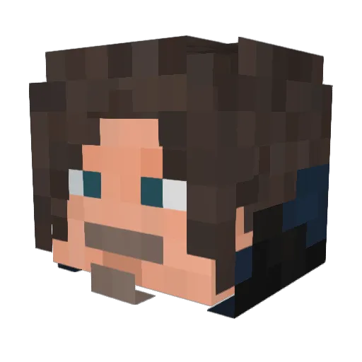 ImagineFig Minecraft avatar head, 3D render