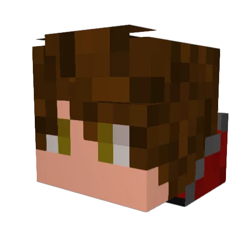 ImagineTeaming Minecraft avatar head, 3D render