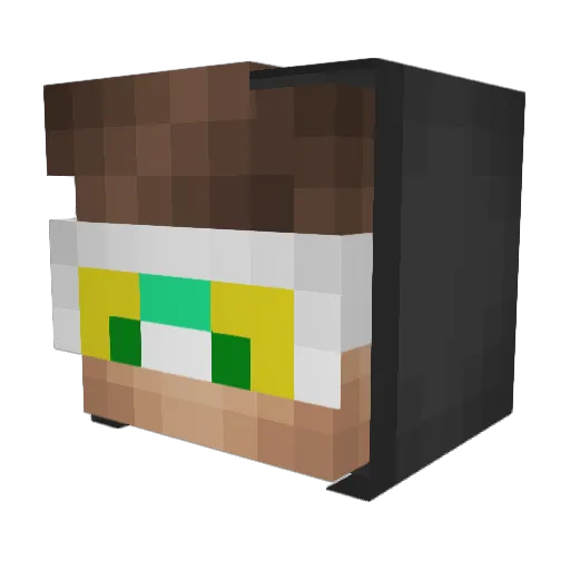 Imam_nur13 Minecraft avatar head, 3D render