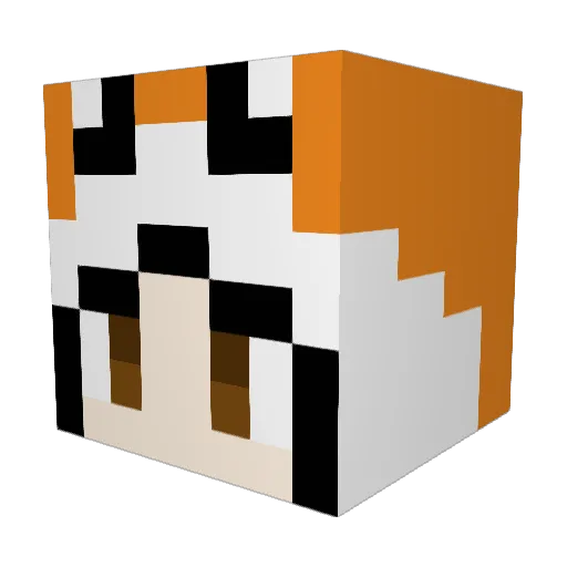 Imamjack2 Minecraft avatar head, 3D render