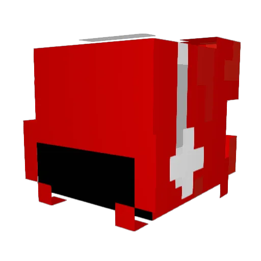 ImariTak Minecraft avatar head, 3D render