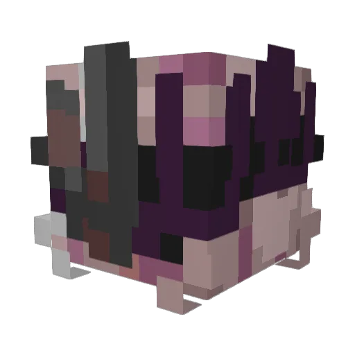 ImaruVT Minecraft avatar head, 3D render