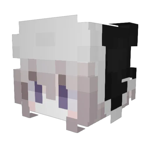 Imatemo Minecraft avatar head, 3D render
