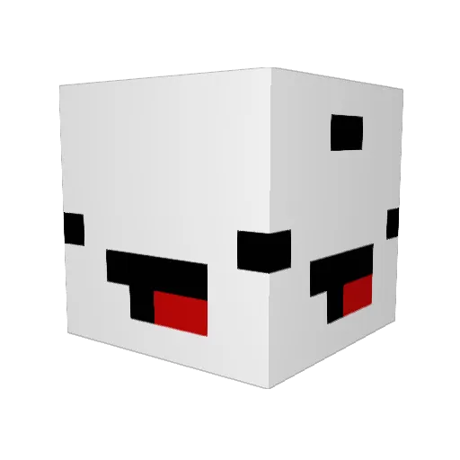 Imazzo Minecraft avatar head, 3D render