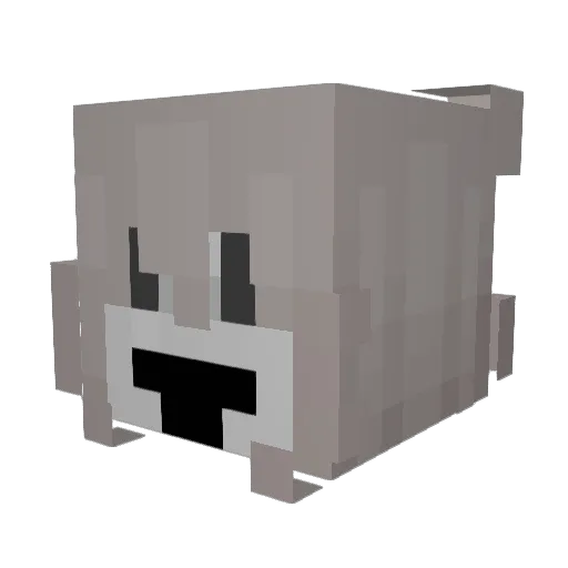 ImbabyG123 Minecraft avatar head, 3D render