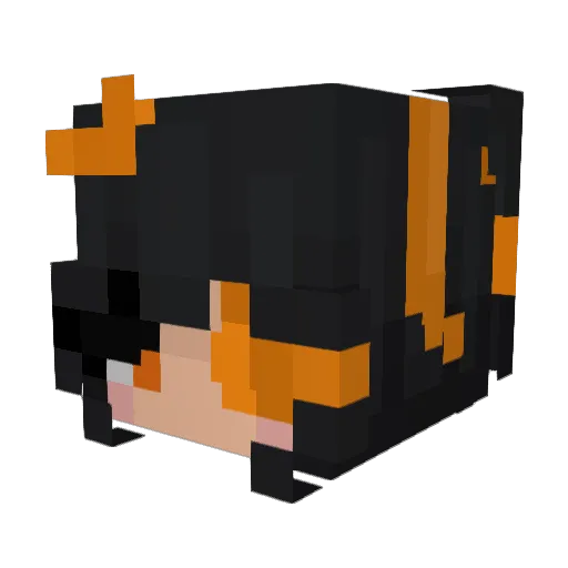 Imbeara Minecraft avatar head, 3D render