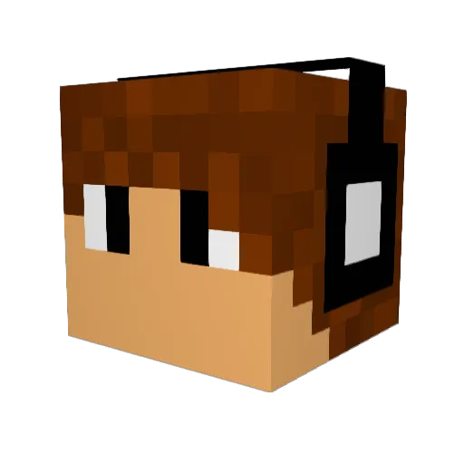Imbeast3232 Minecraft avatar head, 3D render
