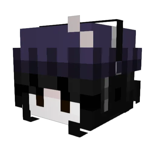 Imchristi Minecraft avatar head, 3D render