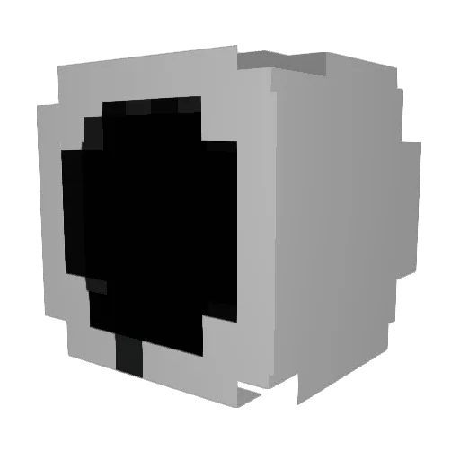 Imdaddyio Minecraft avatar head, 3D render