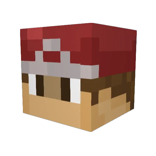 Imerik Minecraft avatar head, 3D render