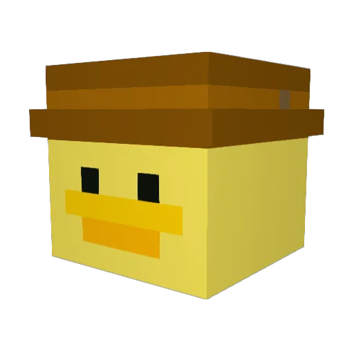 ImersiveEngineer Minecraft avatar head, 3D render