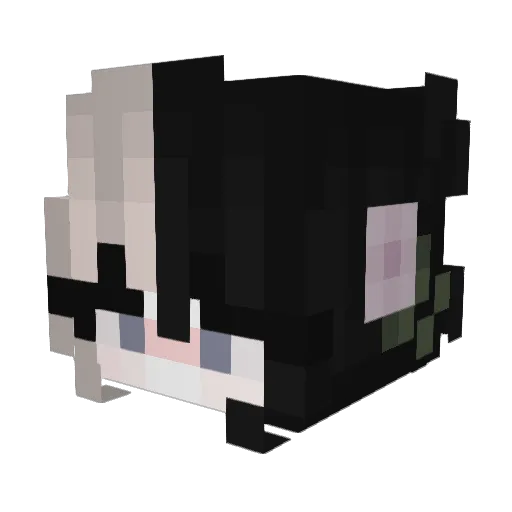 Imfxllz Minecraft avatar head, 3D render