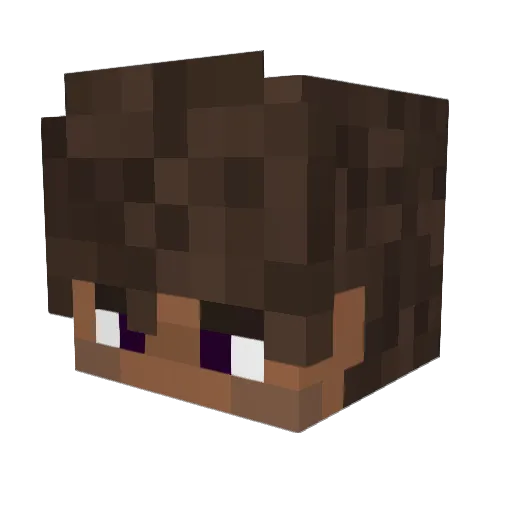 Imghostjay Minecraft avatar head, 3D render