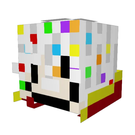 Imjust1persn_ Minecraft avatar head, 3D render