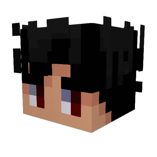 ImjustApitbull Minecraft avatar head, 3D render