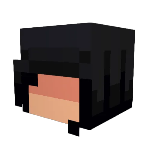 Imjustakiddo Minecraft avatar head, 3D render