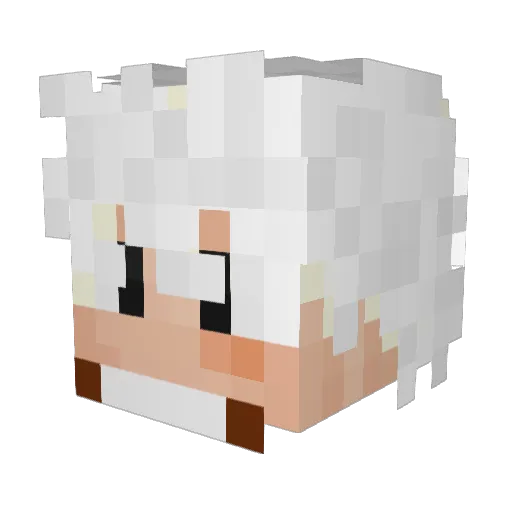Imlgcy Minecraft avatar head, 3D render