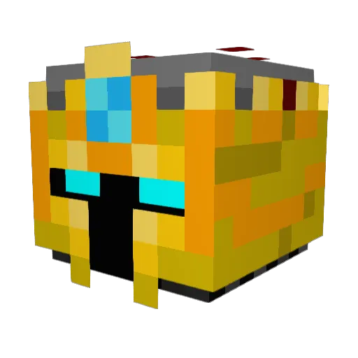 ImmaMageBros Minecraft avatar head, 3D render