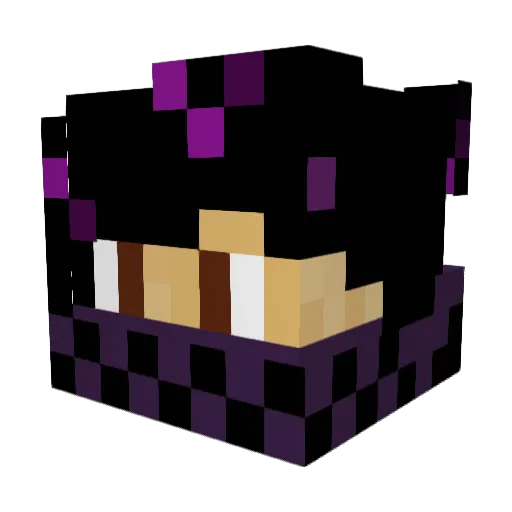 ImmaSmartBoi Minecraft avatar head, 3D render