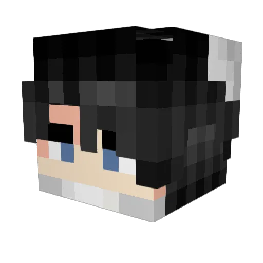 ImmaculateBrew Minecraft avatar head, 3D render