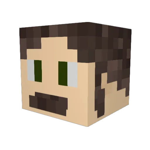 Immanis_Vir Minecraft avatar head, 3D render