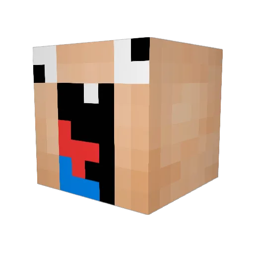 Immatt55 Minecraft avatar head, 3D render