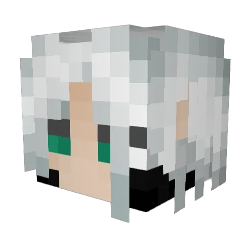ImmediateAction Minecraft avatar head, 3D render
