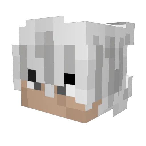 ImmenseWarrior Minecraft avatar head, 3D render