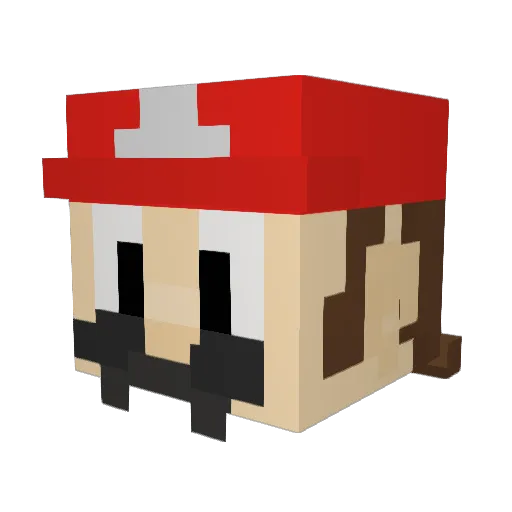 Immersion_999 Minecraft avatar head, 3D render