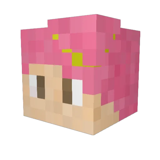 Immmortal_ninja Minecraft avatar head, 3D render