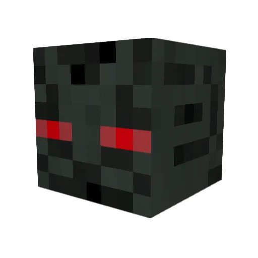 ImmortalAK Minecraft avatar head, 3D render