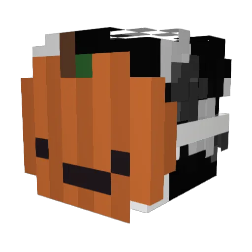ImmortalBrat Minecraft avatar head, 3D render