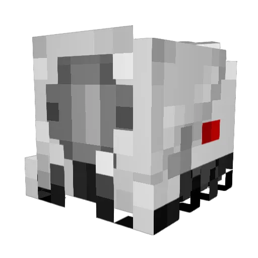 ImmortalPine Minecraft avatar head, 3D render
