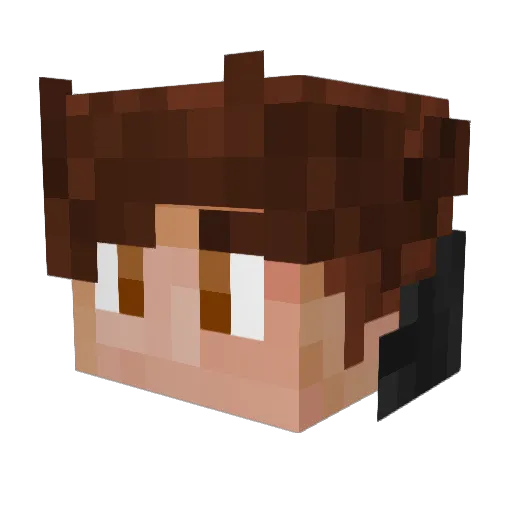 ImmortalReborn Minecraft avatar head, 3D render