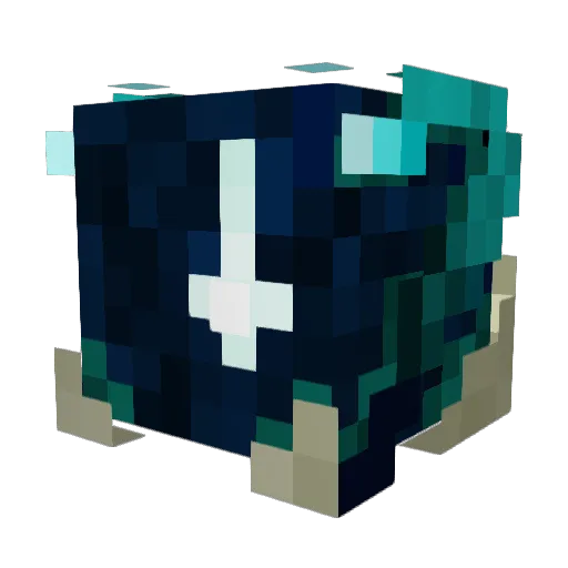 ImmortalViking Minecraft avatar head, 3D render