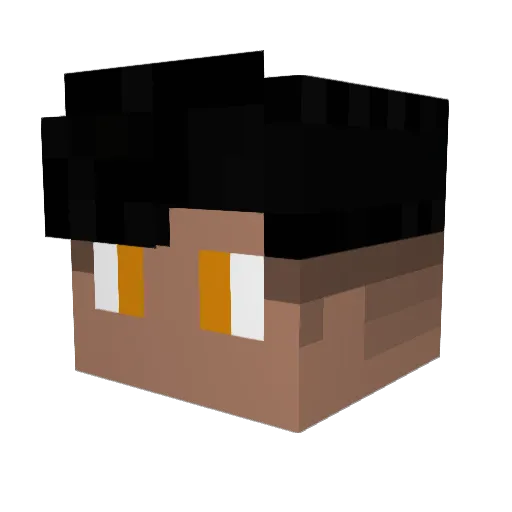 Immortal_GXD Minecraft avatar head, 3D render